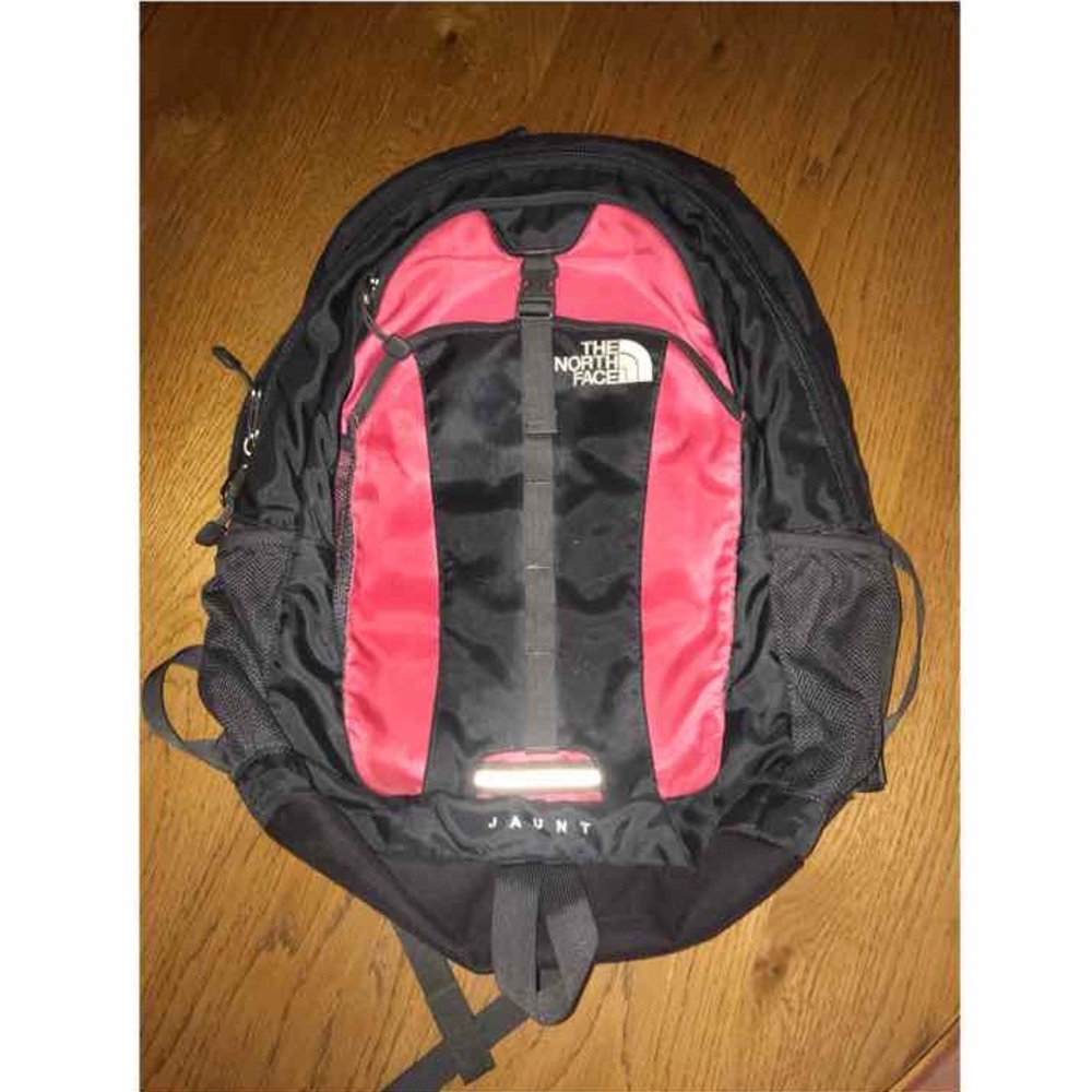 North Face Backpack - Grey/Pink